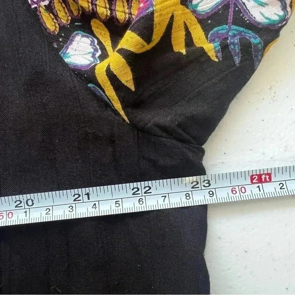 Lola P. Long Sleeves V‎ Neck Bohemian Tunic Top Sz M - Picture 8 of 9